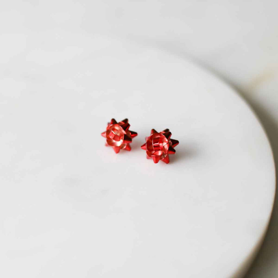 Gift Bow Post Earrings
