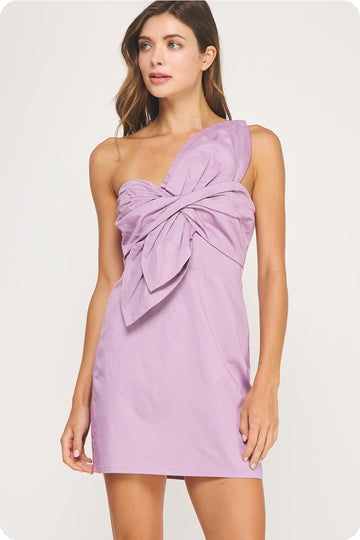 Addison Knotted Bow Dress