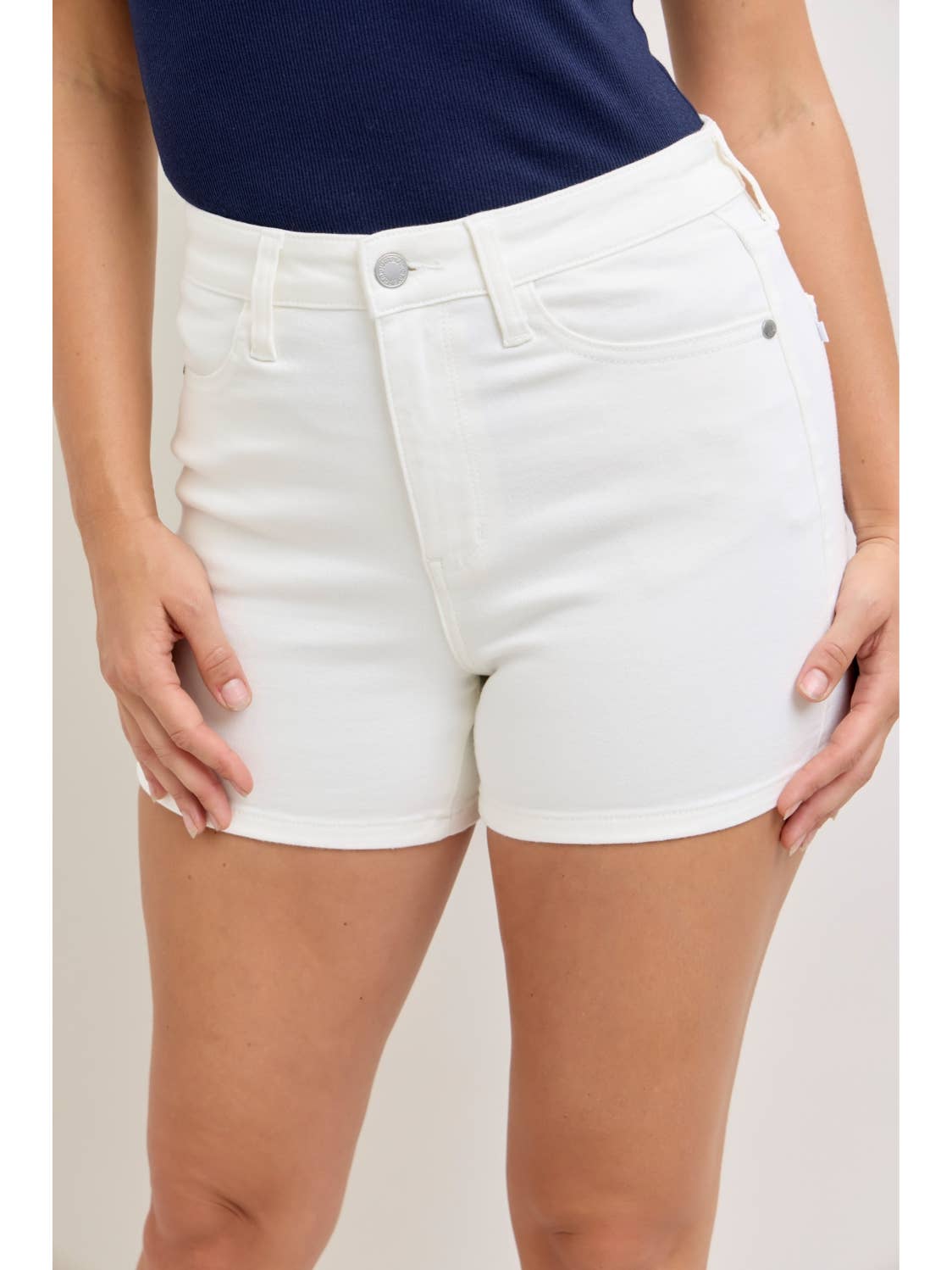 Belle High Waist Slim Shorts