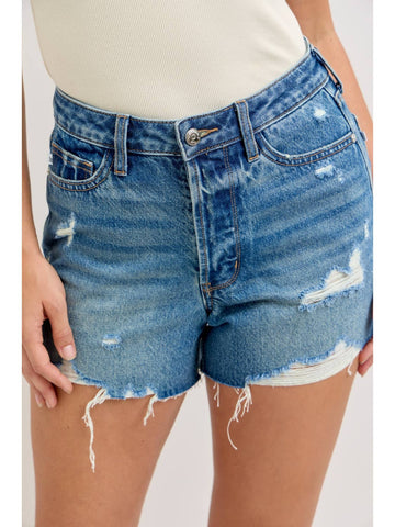 High Waist Rigid Magic Cut Offs