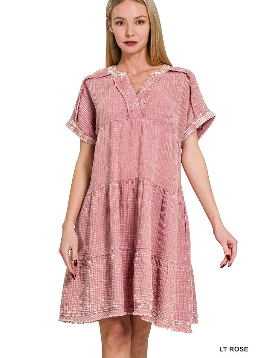 Dani Washed Gauze Dress