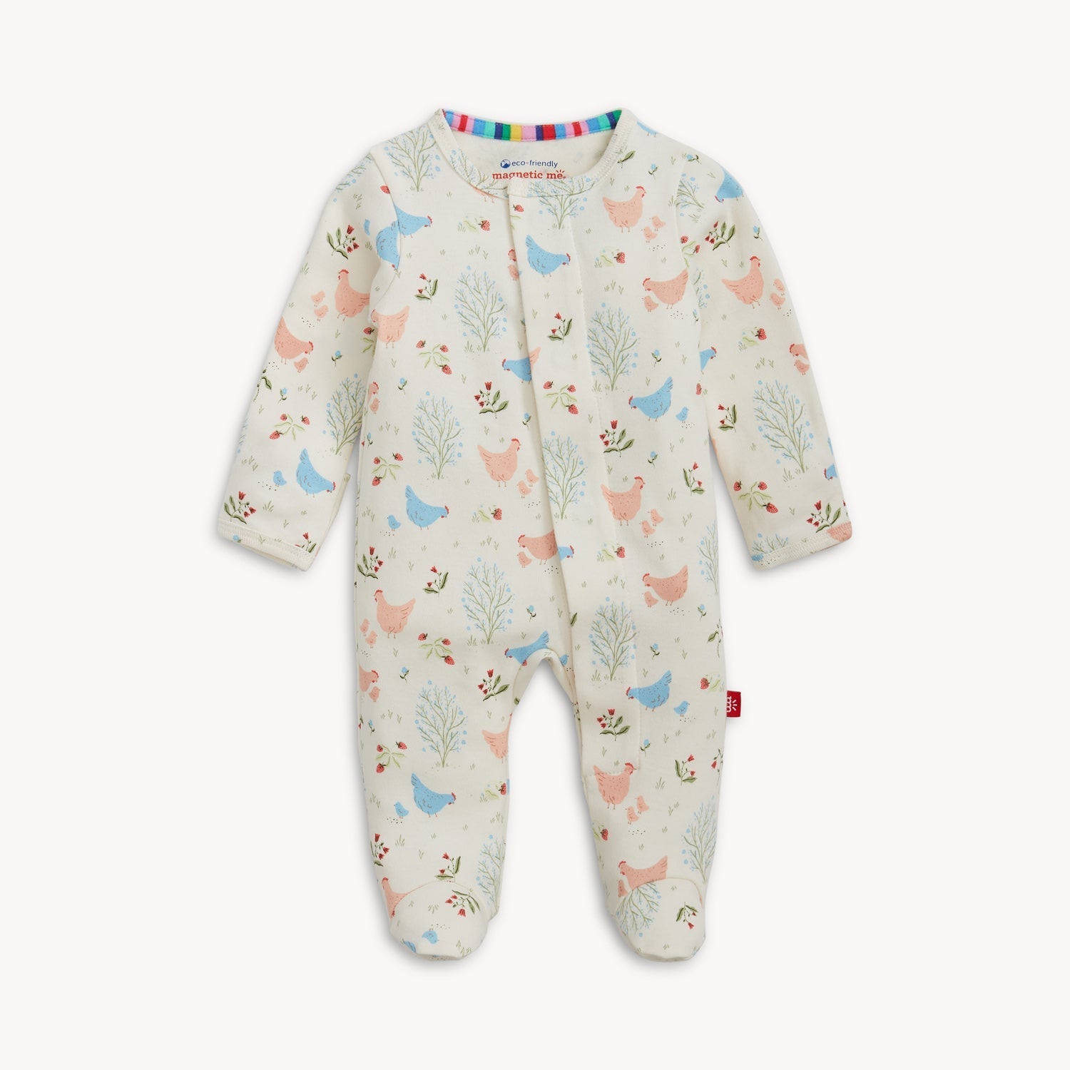 Chicken Tender Organic Cotton Magnetic Footie