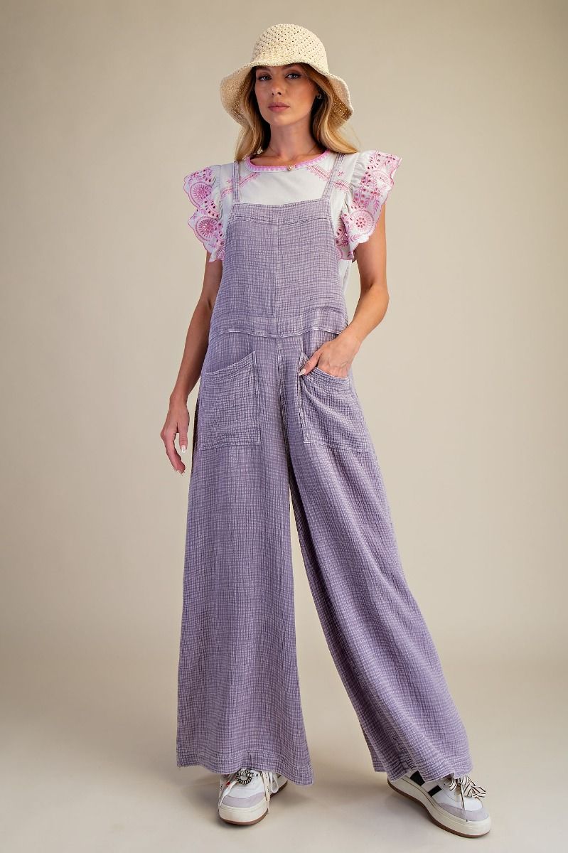 Washed Cotton Jumpsuit