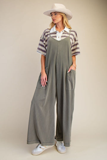 Mineral Washed Jumpsuit