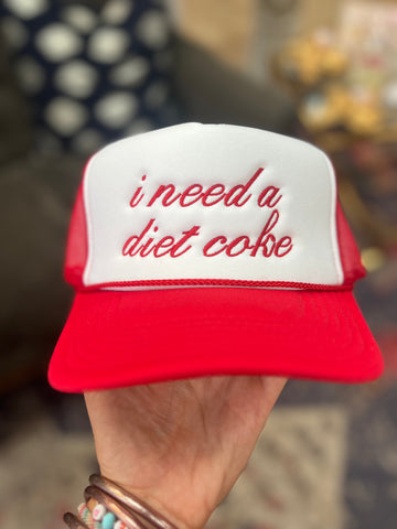 I Need A Diet Coke Trucker Hat